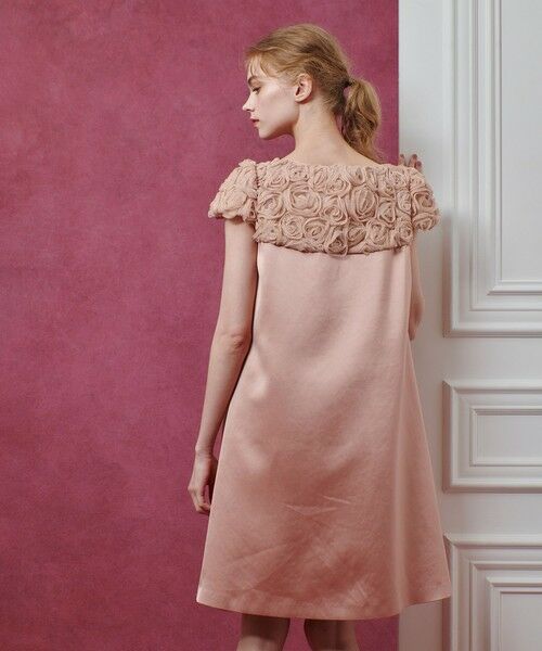 allureville / アルアバイル ロング・マキシ丈ワンピース | 【LOULOU WILLOUGHBY】チュールローズワンピース | 詳細3