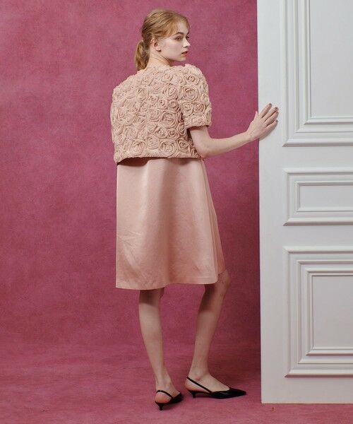 allureville / アルアバイル ロング・マキシ丈ワンピース | 【LOULOU WILLOUGHBY】チュールローズワンピース | 詳細5