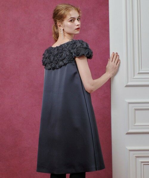 allureville / アルアバイル ロング・マキシ丈ワンピース | 【LOULOU WILLOUGHBY】チュールローズワンピース | 詳細11