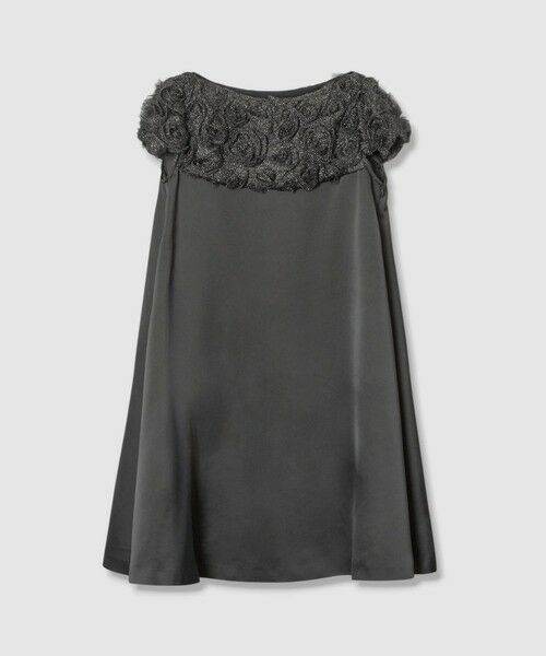 allureville / アルアバイル ロング・マキシ丈ワンピース | 【LOULOU WILLOUGHBY】チュールローズワンピース | 詳細13