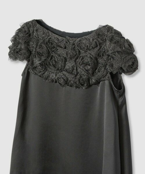 allureville / アルアバイル ロング・マキシ丈ワンピース | 【LOULOU WILLOUGHBY】チュールローズワンピース | 詳細15