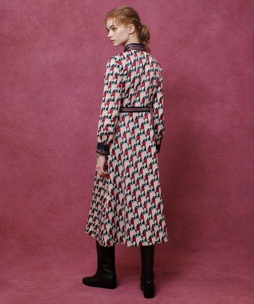 allureville / アルアバイル ロング・マキシ丈ワンピース | 【LOULOU WILLOUGHBY】ホースジオメトリックプリントシャツワンピース | 詳細2