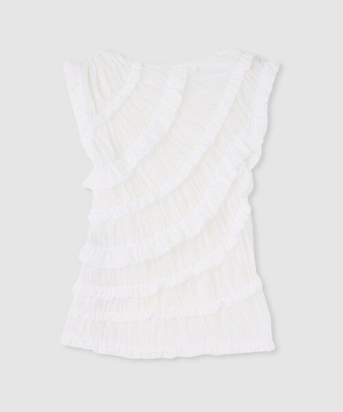 allureville / アルアバイル カットソー | 【LOULOU WILLOUGHBY】オーガンジートリコットギャザープルオーバー | 詳細6