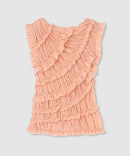 allureville / アルアバイル カットソー | 【LOULOU WILLOUGHBY】オーガンジートリコットギャザープルオーバー | 詳細12