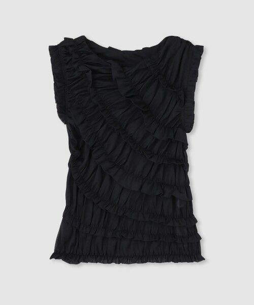 allureville / アルアバイル カットソー | 【LOULOU WILLOUGHBY】オーガンジートリコットギャザープルオーバー | 詳細18