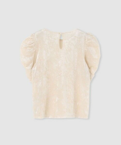 allureville / アルアバイル カットソー | 【LOULOU WILLOUGHBY】ベロア半袖プルオーバー | 詳細5