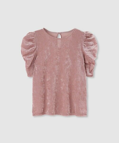allureville / アルアバイル カットソー | 【LOULOU WILLOUGHBY】ベロア半袖プルオーバー | 詳細16