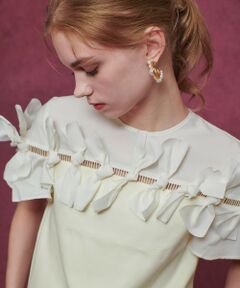 allureville / アルアバイル カットソー | 【LOULOU WILLOUGHBY】ポイントリボンプルオーバー