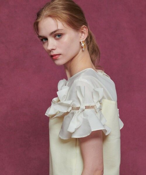 allureville / アルアバイル カットソー | 【LOULOU WILLOUGHBY】ポイントリボンプルオーバー | 詳細2