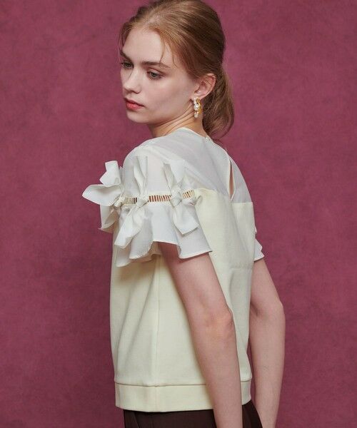 allureville / アルアバイル カットソー | 【LOULOU WILLOUGHBY】ポイントリボンプルオーバー | 詳細3
