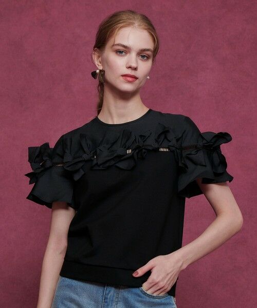 allureville / アルアバイル カットソー | 【LOULOU WILLOUGHBY】ポイントリボンプルオーバー | 詳細13