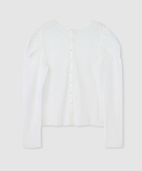 allureville / アルアバイル カットソー | ◇【LOULOU WILLOUGHBY】ドットチュールジコスリーブプルオーバー | 詳細1