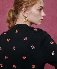 allureville / アルアバイル カーディガン・ボレロ | 【LOULOU WILLOUGHBY】フラワーシシュウカーディガン