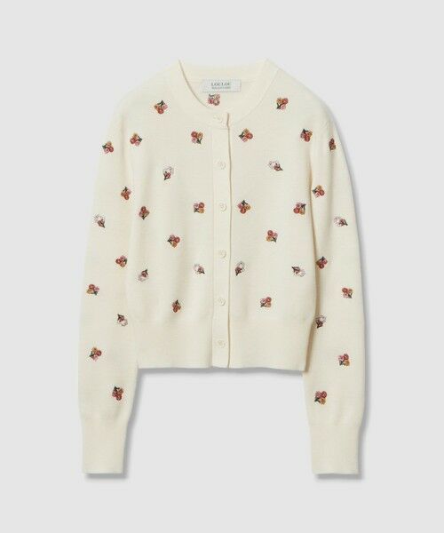 allureville / アルアバイル カーディガン・ボレロ | 【LOULOU WILLOUGHBY】フラワーシシュウカーディガン | 詳細6