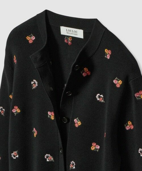 allureville / アルアバイル カーディガン・ボレロ | 【LOULOU WILLOUGHBY】フラワーシシュウカーディガン | 詳細15