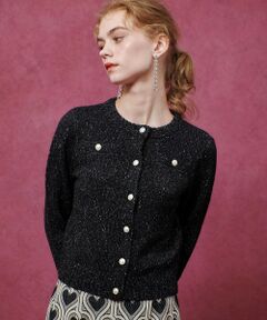 allureville / アルアバイル カーディガン・ボレロ | 【LOULOU WILLOUGHBY】GRAINYラメカーディガン