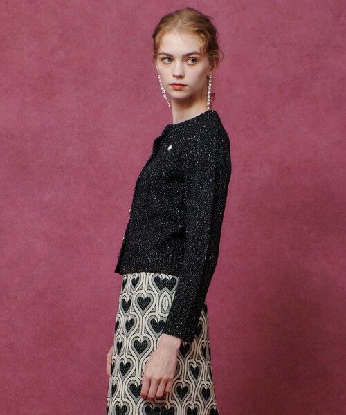 allureville / アルアバイル カーディガン・ボレロ | 【LOULOU WILLOUGHBY】GRAINYラメカーディガン | 詳細15