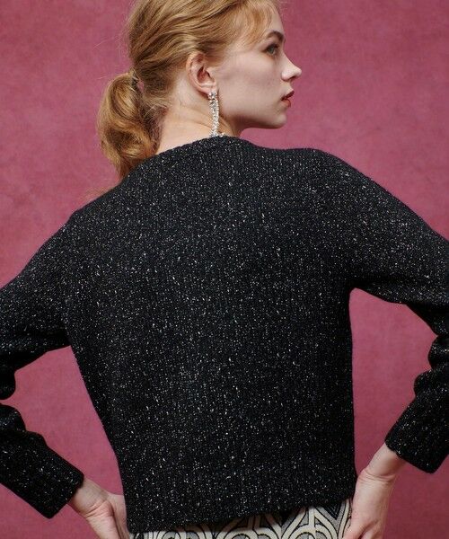 allureville / アルアバイル カーディガン・ボレロ | 【LOULOU WILLOUGHBY】GRAINYラメカーディガン | 詳細16