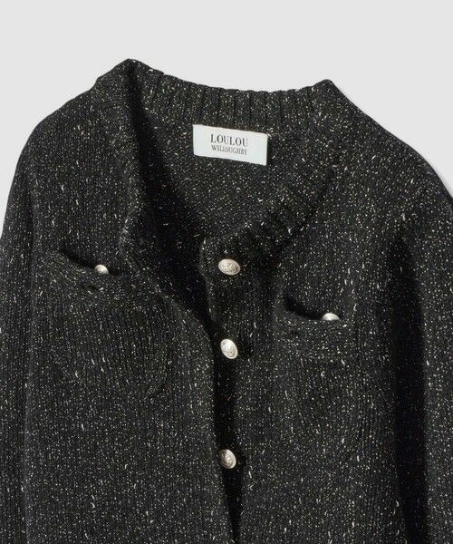 allureville / アルアバイル カーディガン・ボレロ | 【LOULOU WILLOUGHBY】GRAINYラメカーディガン | 詳細20