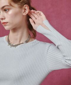 allureville / アルアバイル ニット・セーター | 【LOULOU WILLOUGHBY】LAME RIBプルオーバー