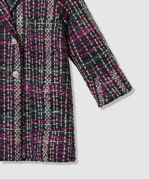 allureville / アルアバイル ステンカラーコート | 【LOULOU WILLOUGHBY】CLARENSONツイードコート | 詳細10
