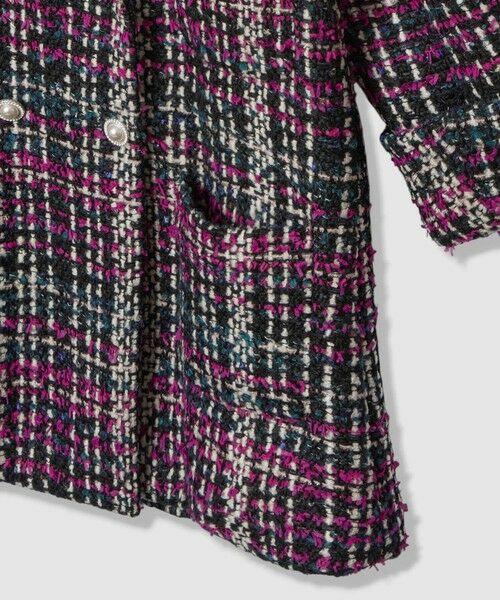 allureville / アルアバイル ステンカラーコート | 【LOULOU WILLOUGHBY】CLARENSONツイードコート | 詳細11