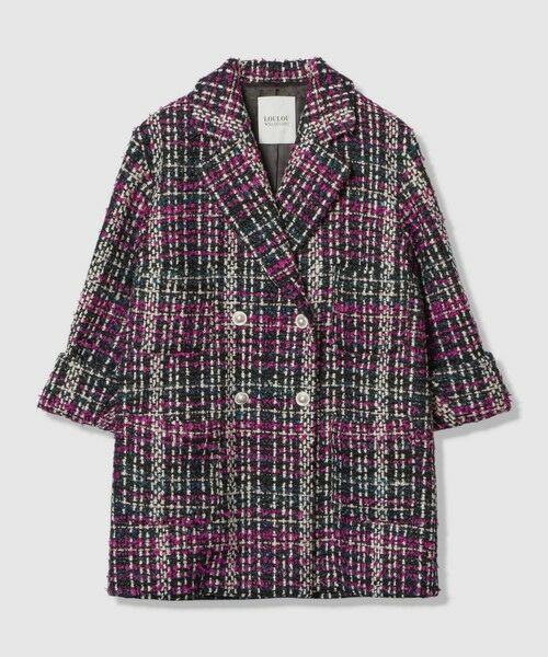 allureville / アルアバイル ステンカラーコート | 【LOULOU WILLOUGHBY】CLARENSONツイードコート | 詳細5