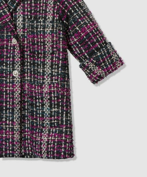 allureville / アルアバイル ステンカラーコート | 【LOULOU WILLOUGHBY】CLARENSONツイードコート | 詳細9