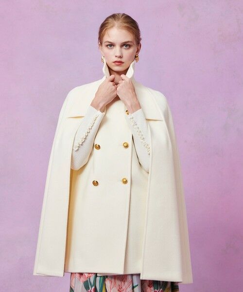 allureville / アルアバイル ダッフルコート | 【LOULOU WILLOUGHBY】シャルムビーバーケープコート | 詳細1