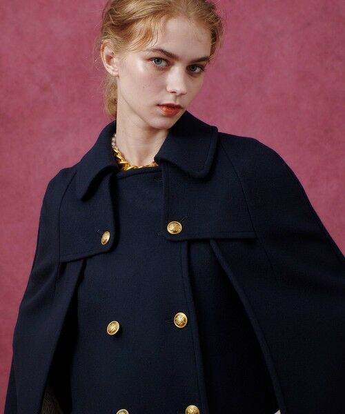 allureville / アルアバイル ダッフルコート | 【LOULOU WILLOUGHBY】シャルムビーバーケープコート | 詳細22