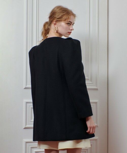 allureville / アルアバイル ダッフルコート | 【LOULOU WILLOUGHBY】シャルムビーバーパワショルコート | 詳細6
