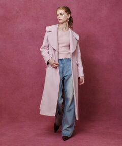 レディース ダッフルコート（条件：ピンク系）| ファッション