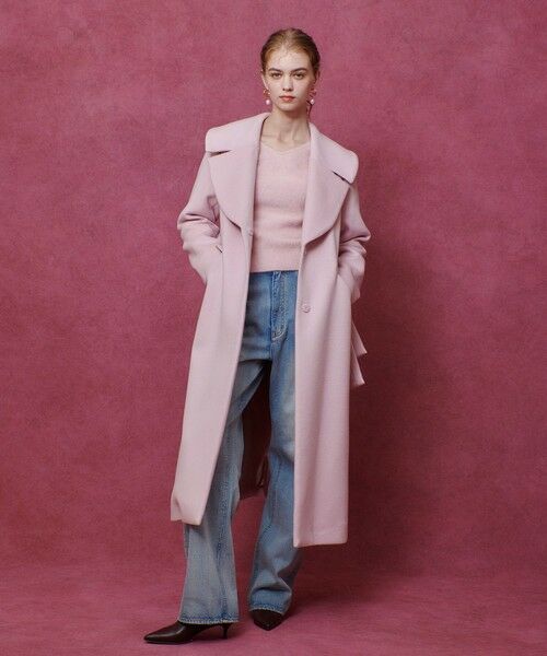 allureville / アルアバイル ダッフルコート | 【LOULOU WILLOUGHBY】ショートビーバーテーラーコート | 詳細3