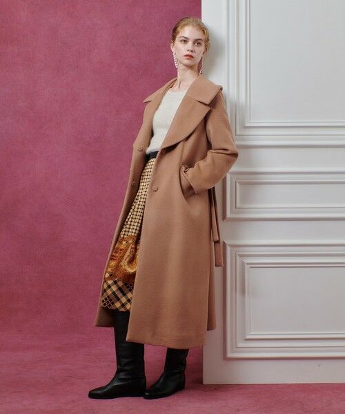 allureville / アルアバイル ダッフルコート | 【LOULOU WILLOUGHBY】ショートビーバーテーラーコート | 詳細10