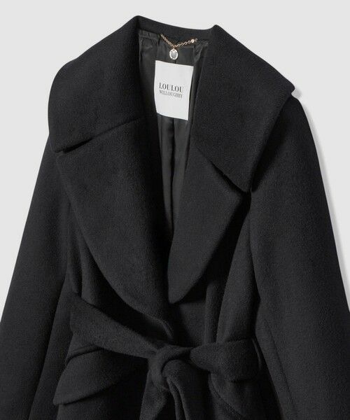 allureville / アルアバイル ダッフルコート | 【LOULOU WILLOUGHBY】ショートビーバーテーラーコート | 詳細25