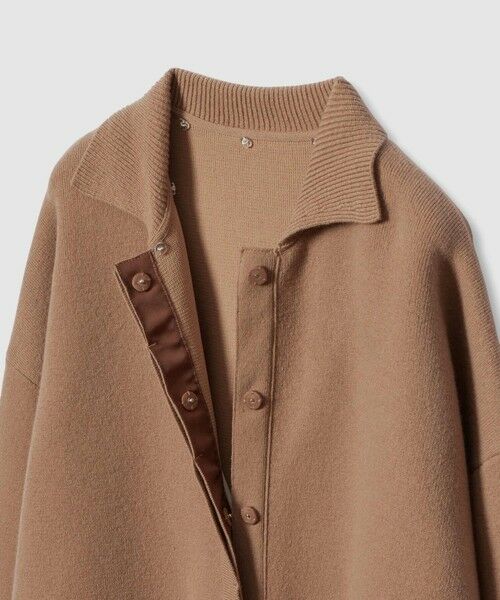 allureville / アルアバイル ダッフルコート | 【LOULOU WILLOUGHBY】ファー衿ニットショートコート | 詳細10