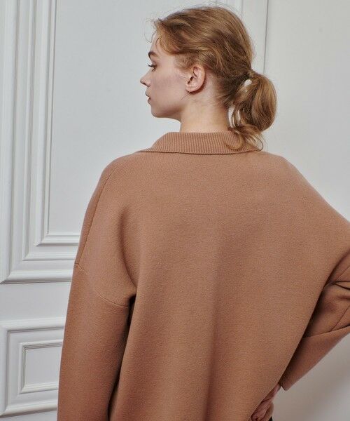 allureville / アルアバイル ダッフルコート | 【LOULOU WILLOUGHBY】ファー衿ニットショートコート | 詳細4