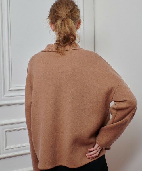 allureville / アルアバイル ダッフルコート | 【LOULOU WILLOUGHBY】ファー衿ニットショートコート | 詳細5