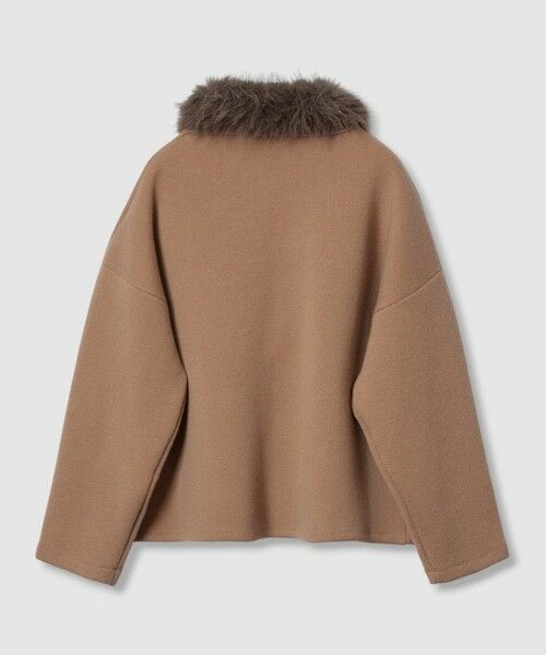 allureville / アルアバイル ダッフルコート | 【LOULOU WILLOUGHBY】ファー衿ニットショートコート | 詳細7