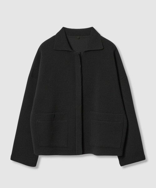 allureville / アルアバイル ダッフルコート | 【LOULOU WILLOUGHBY】ファー衿ニットショートコート | 詳細21