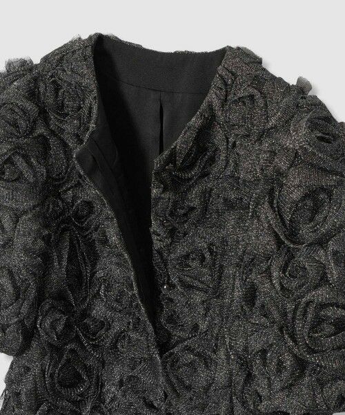 allureville / アルアバイル ブルゾン | 【LOULOU WILLOUGHBY】チュールローズブルゾン | 詳細17