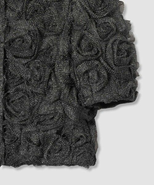 allureville / アルアバイル ブルゾン | 【LOULOU WILLOUGHBY】チュールローズブルゾン | 詳細18