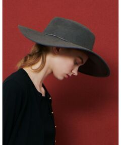 allureville / アルアバイル ハット | 【LOULOU WILLOUGHBY】フェルトチェーンツバヒロハット
