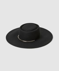 allureville / アルアバイル ハット | 【LOULOU WILLOUGHBY】フェルトチェーンツバヒロハット