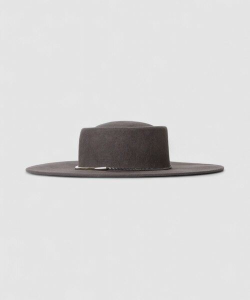 allureville / アルアバイル ハット | 【LOULOU WILLOUGHBY】フェルトチェーンツバヒロハット | 詳細6