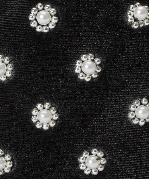 allureville / アルアバイル ショルダーバッグ | 【LOULOU WILLOUGHBY】パール刺繍ベロア巾着ハンドバッグ | 詳細7