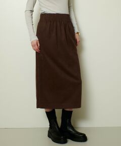 allureville / アルアバイル ミニ・ひざ丈スカート | フェイクスエードスカート