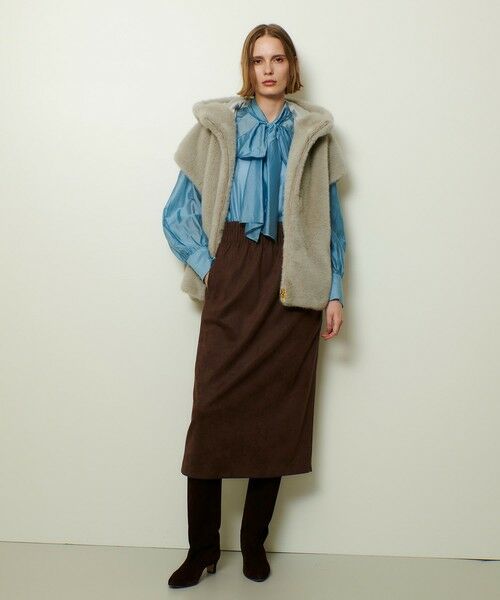 allureville / アルアバイル ミニ・ひざ丈スカート | フェイクスエードスカート | 詳細7