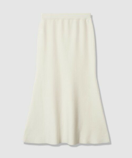 allureville / アルアバイル ミニ・ひざ丈スカート | ウール混Ｗフェイスナローマーメイドスカート | 詳細1