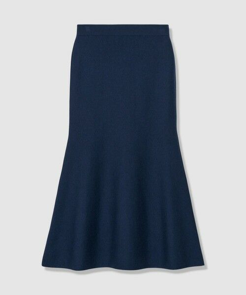 allureville / アルアバイル ミニ・ひざ丈スカート | ウール混Ｗフェイスナローマーメイドスカート | 詳細13